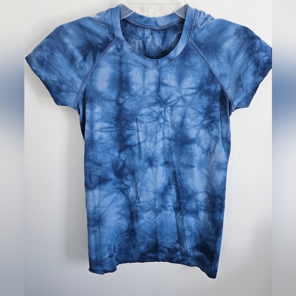 Lululemon Blue Workout Top Energy Creates Energy